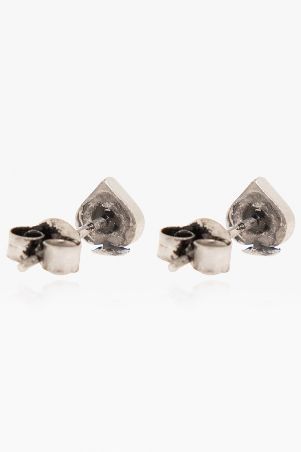 AllSaints ‘Spade’ silver earrings