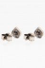 AllSaints SILVER ‘Spade’ silver earrings