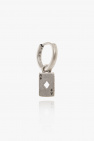 AllSaints SILVER ‘Diamond Card’ silver earring