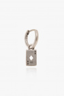 AllSaints SILVER ‘Diamond Card’ silver earring