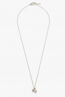 AllSaints SILVER ‘Double Dice’ silver necklace