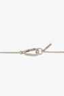 AllSaints SILVER ‘Double Dice’ silver necklace