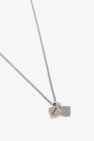 AllSaints SILVER ‘Double Dice’ silver necklace