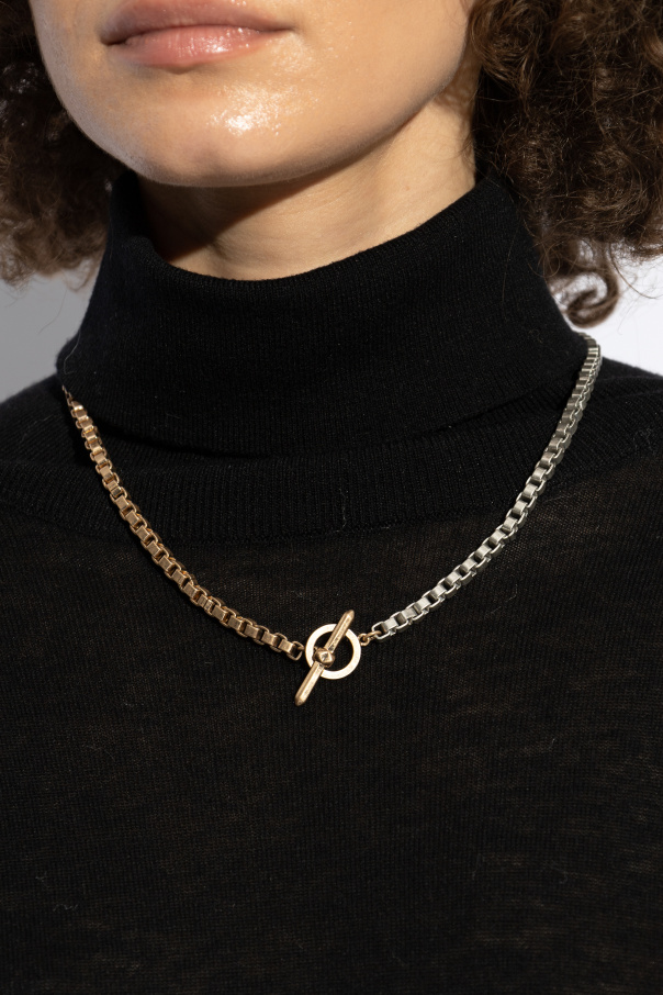 AllSaints Brass Necklace