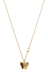 Coach GOLD Necklace with butterfly-shaped pendant