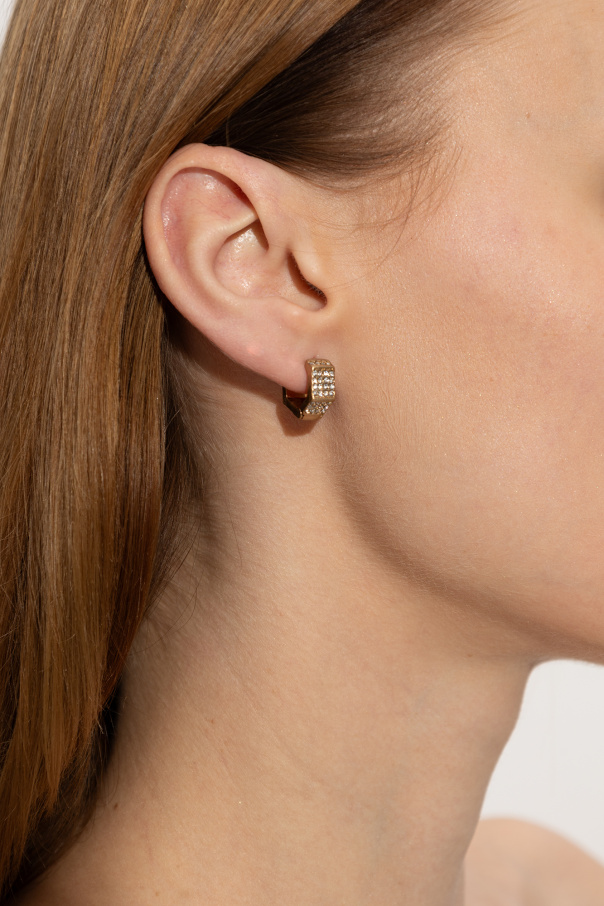 AllSaints Crystal-embellished earrings
