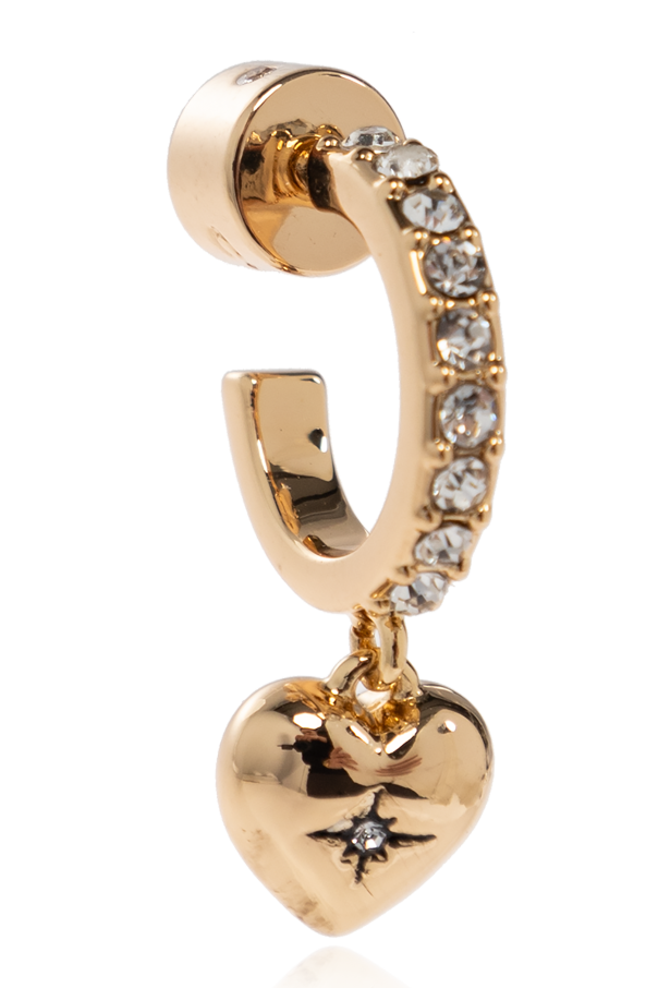 Coach Earrings with shimmering crystals