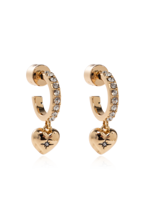 Ohrringe mit funkelnden Kristallen