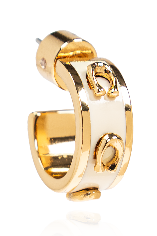 Coach Earrings with logo