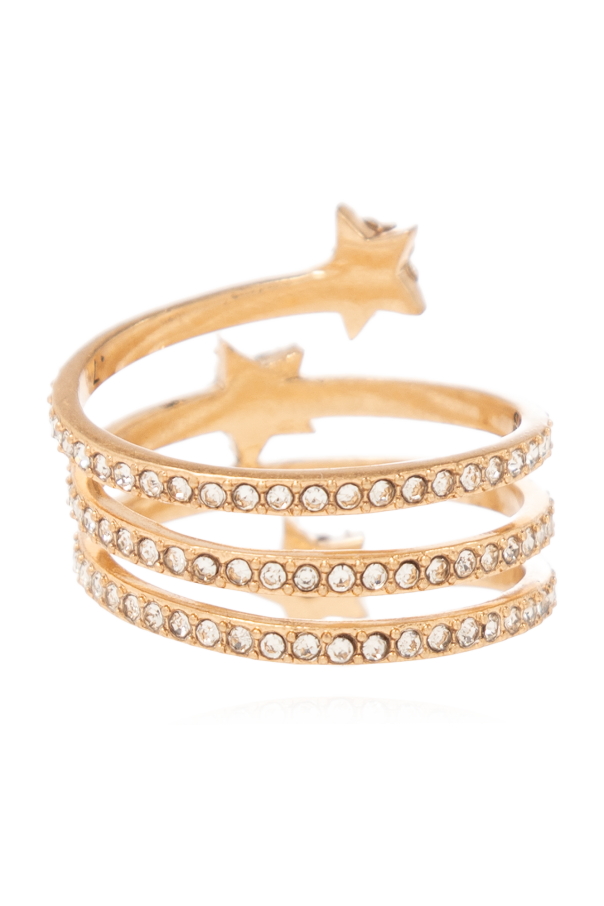 AllSaints Pierścień z kryształami