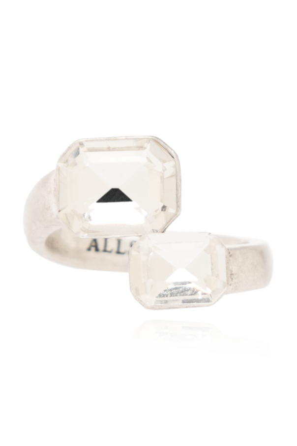 Crystal-embellished ring od AllSaints