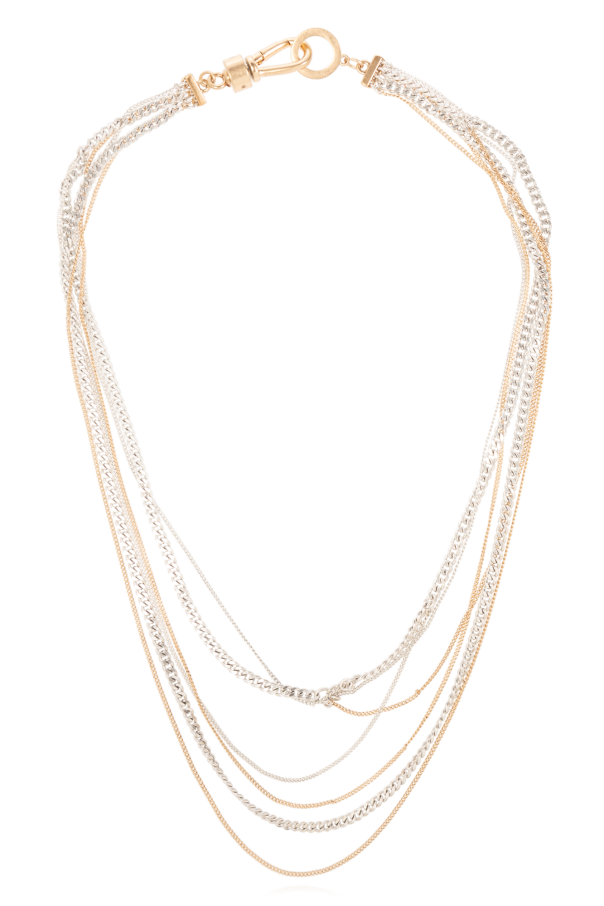 AllSaints Brass necklace