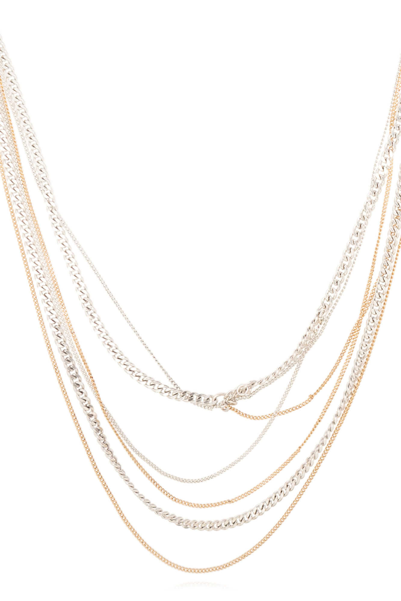 AllSaints Brass necklace