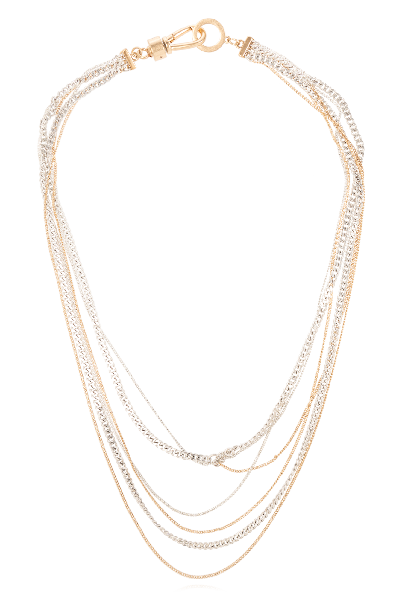 AllSaints Brass necklace