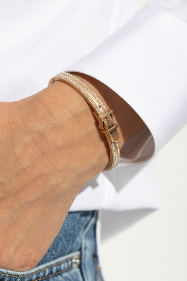 AllSaints Pulsera con brillantes cristales