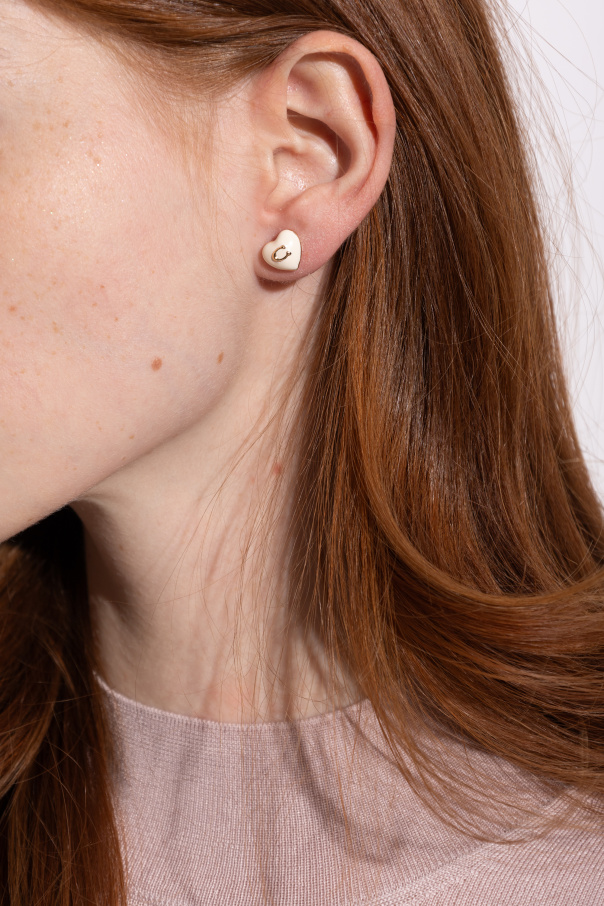 Coach Herzförmige Ohrringe