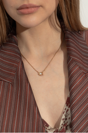 Necklace with logo-shaped pendant od Coach