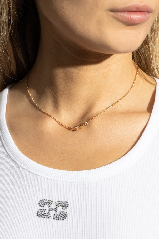 AllSaints Brass necklace