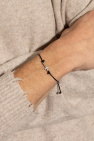 AllSaints BLACK Leather bracelet