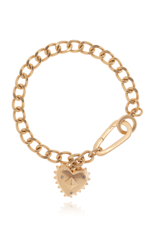 Bracelet with heart-shaped charm od AllSaints