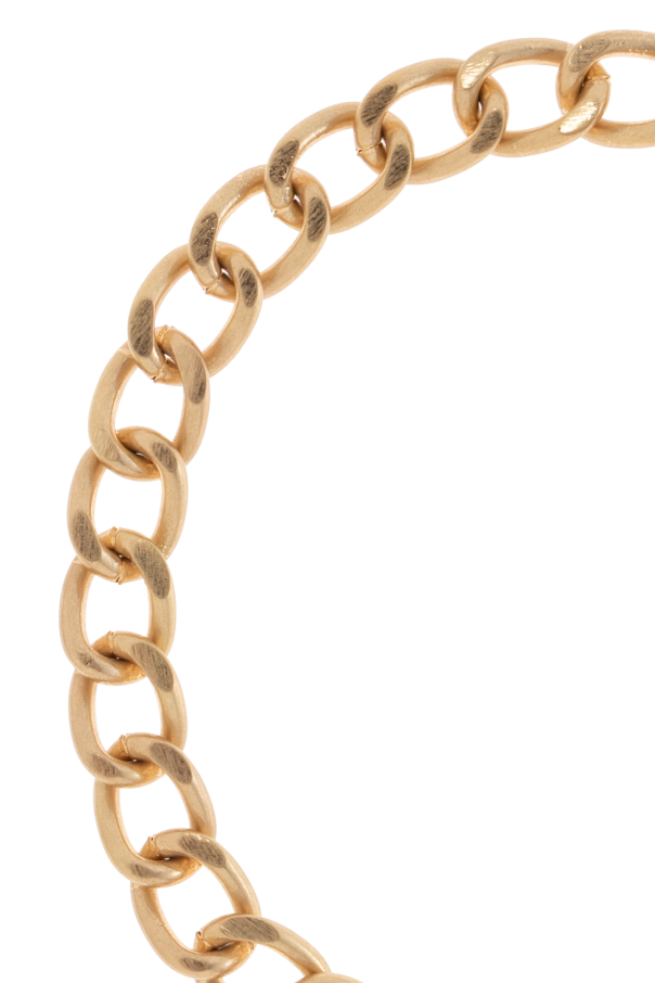 AllSaints Pulsera con colgante en forma de corazón