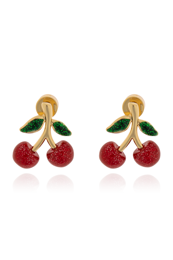 Cherry motif earrings od Coach