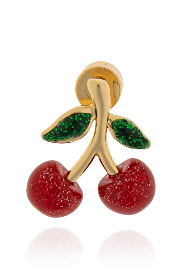 Coach Cherry motif earrings