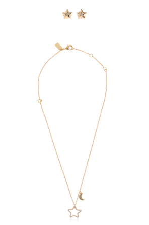 Set: earrings and necklace od Coach