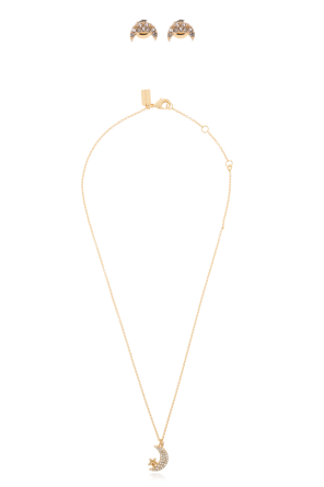 Set: earrings and necklace od Coach
