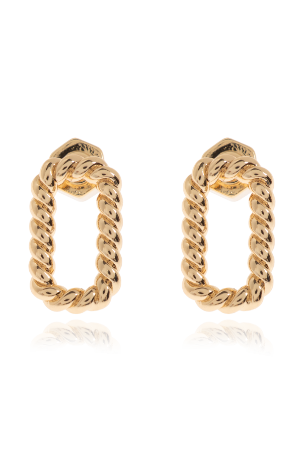 Brass earrings od AllSaints