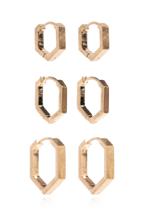 AllSaints Zestaw trzech par kolczyków