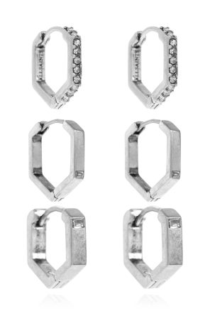 Zestaw trzech par kolczyków