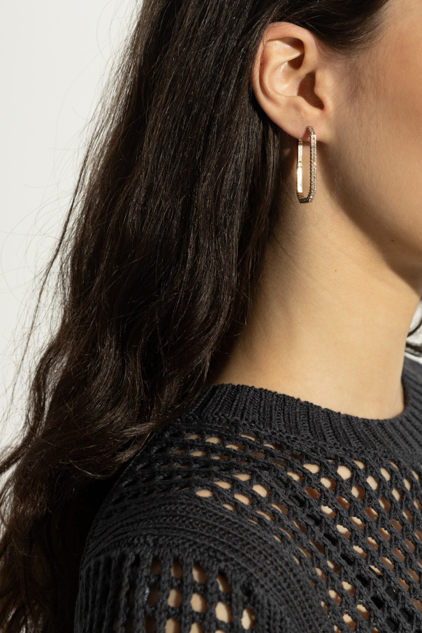 AllSaints Earrings with shimmering crystals