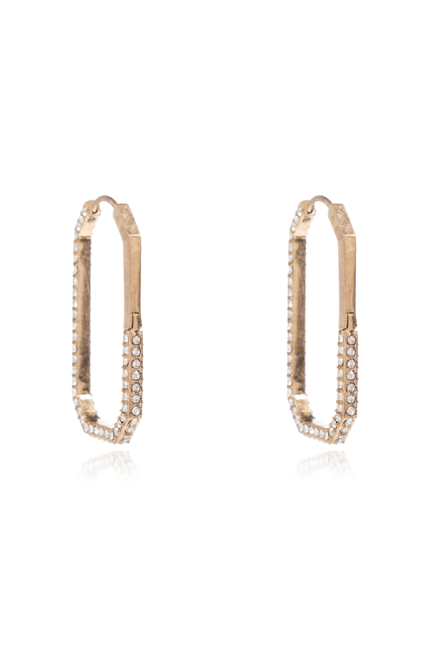 AllSaints Earrings with shimmering crystals