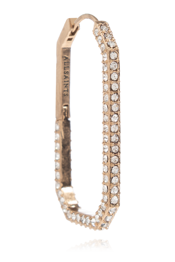 AllSaints Earrings with shimmering crystals