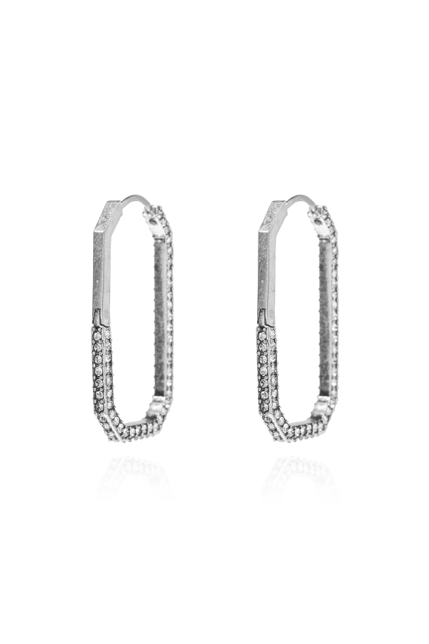 AllSaints Earrings with shimmering crystals