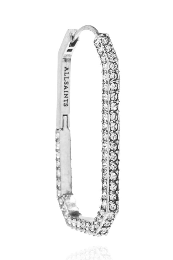 AllSaints Earrings with shimmering crystals