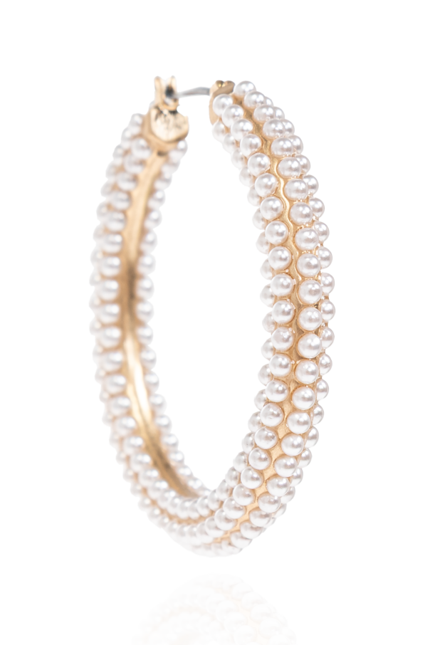 AllSaints Round earrings with pearls