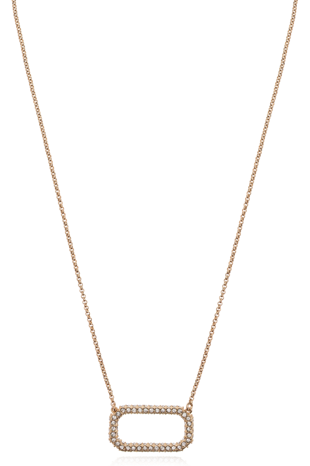 Necklace with a pendant featuring sparkling crystals od AllSaints