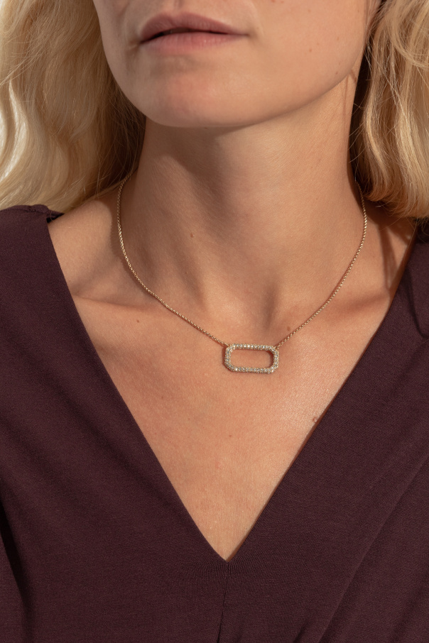 AllSaints Necklace with a pendant featuring sparkling crystals