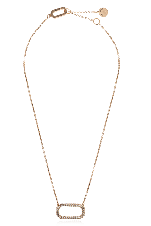 AllSaints Necklace with a pendant featuring sparkling crystals
