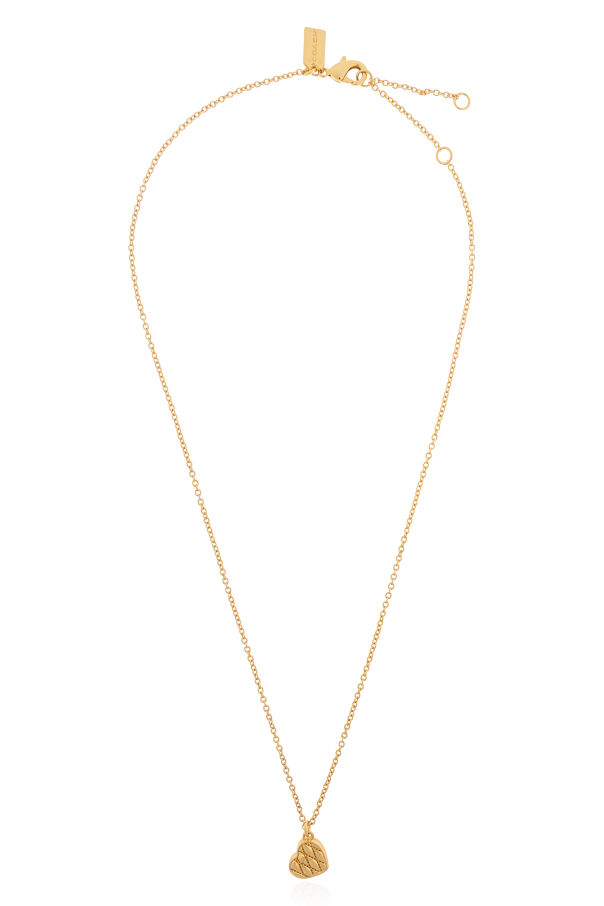 Coach Collar con colgante en forma de corazón