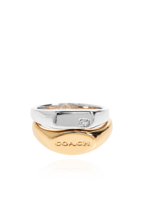 Coach Zestaw dwóch pierścieni