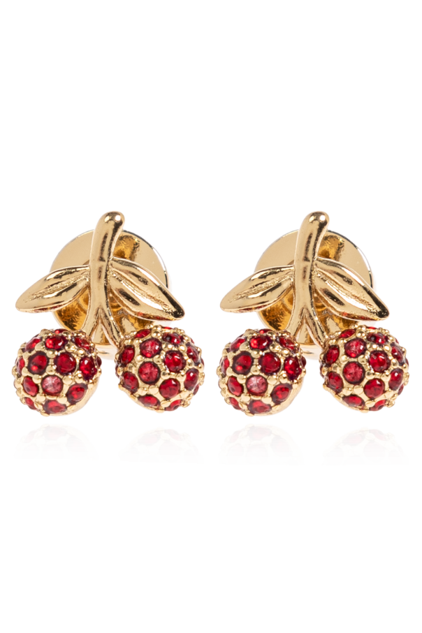 Brass earrings od Coach