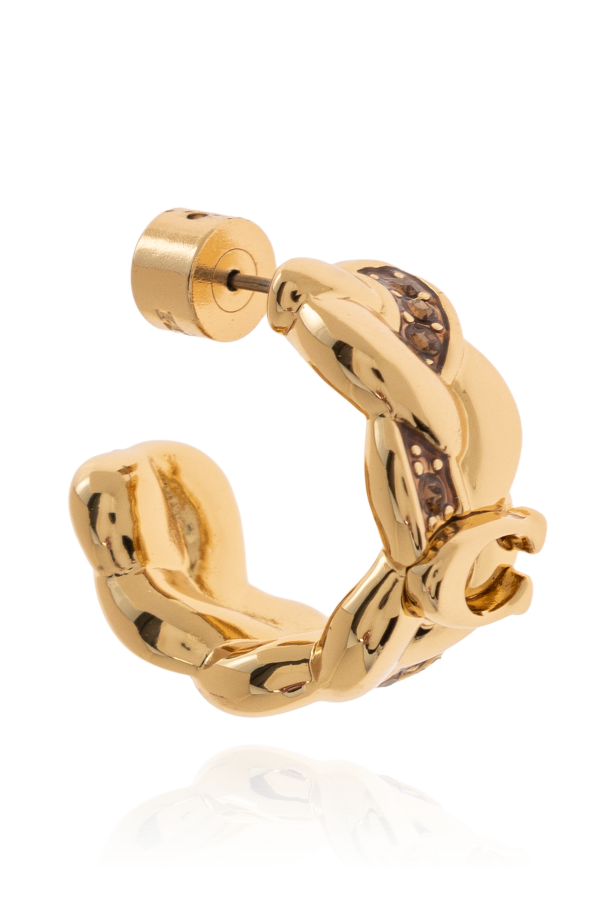 Coach Brass earrings