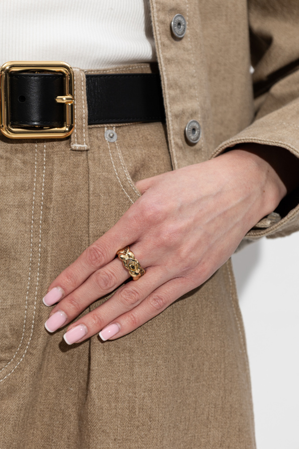 Coach Anillo de latón