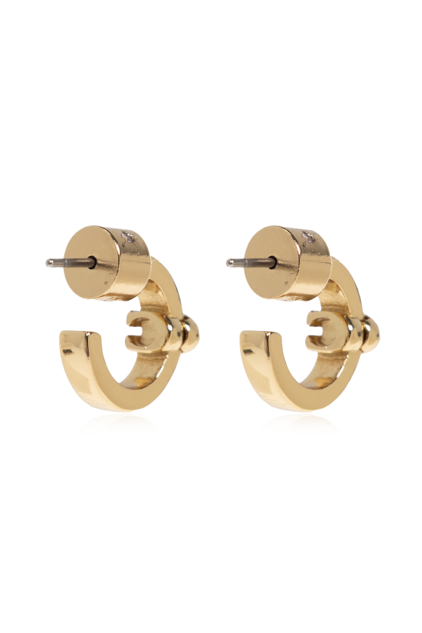 Coach Pendientes de latón