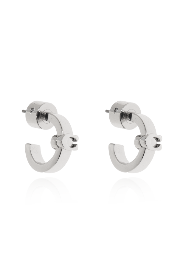 Brass earrings od Coach