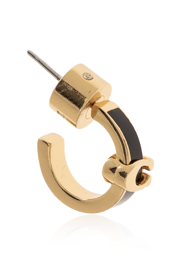 Coach Brass earrings