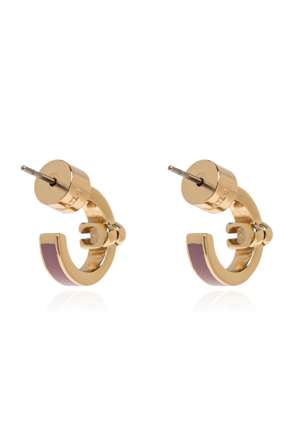 Coach Brass earrings